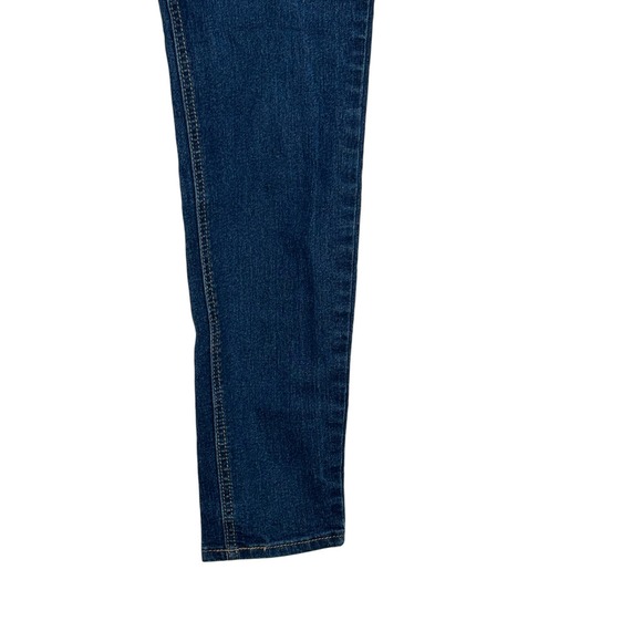 Old Navy Women's Jeans Super Skinny Mid-Rise Slim 5-Pocket Dark Denim Blue Sz. 2 - Picture 4 of 10